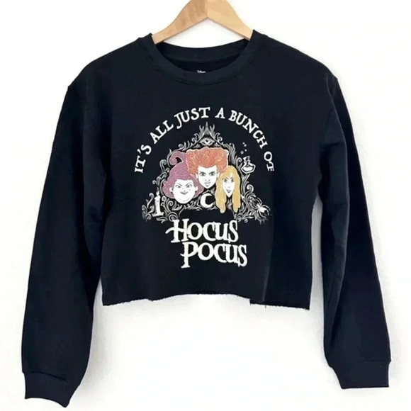 Disney Tops - It’s All Just A Bunch Of Hocus Pocus Cropped Sweatshirt